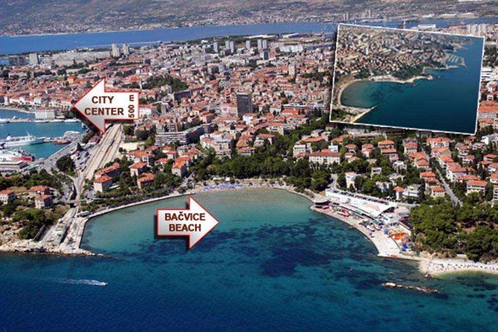 Appartement Apartman Bacvice à Split Extérieur photo